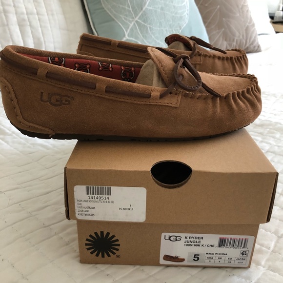big kid ugg moccasins